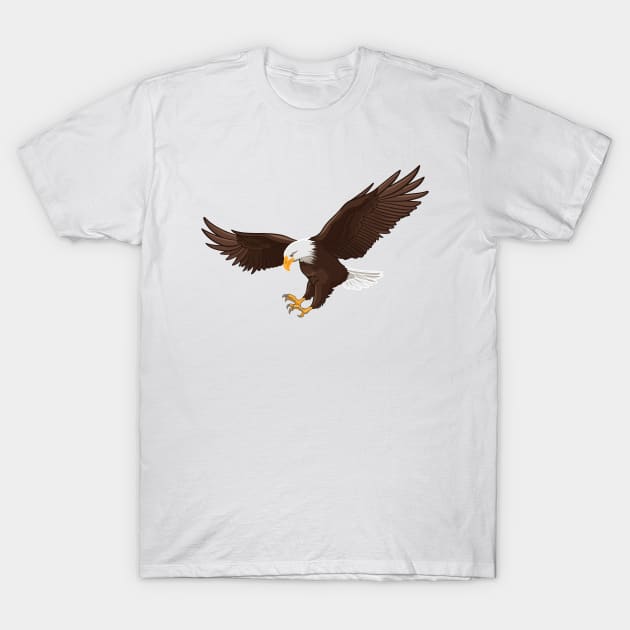 Bald Eagle T-Shirt by dcohea